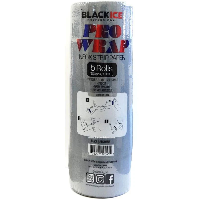 Black Ice Disposable Neck Strips