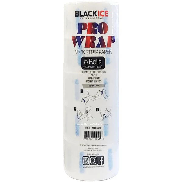 Black Ice Disposable Neck Strips