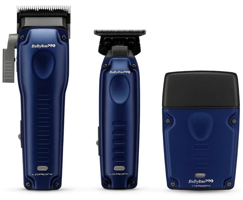 BaByliss PRO COMPACT LO PRO FX Blue Clipper Trimmer Shaver SET